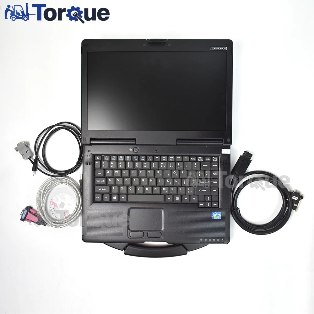 for MITSUBISHI CAT forklift Diagnostic tool Cable 16A68-00500 16A68-00800 16A68-113 Toughbook CF52 laptop