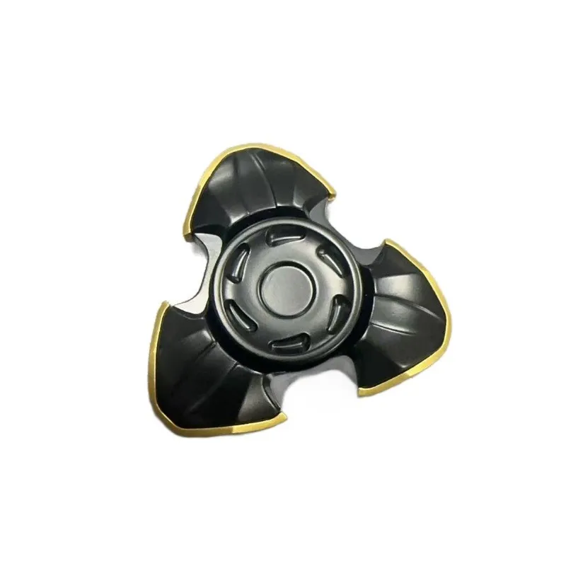 Cool Alloy Fidget Toy EDC Hand Spinner Fun Stress-relief Fingertip Gyro Toy ADHD Concentration Toy Office Relaxing Gadgets Gift