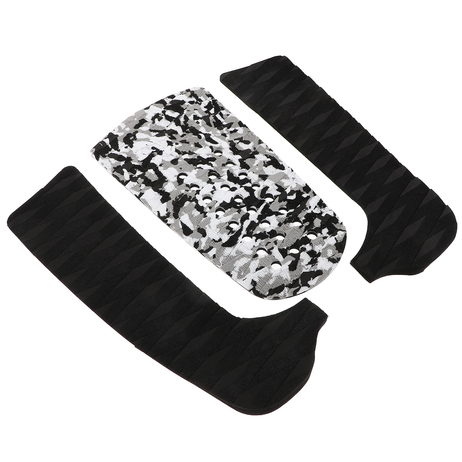 

1 комплект противоскользящих накладок из ЭВА, черное камуфляжное отверстие, легкая практичная ручка, поддержка досок для серфинга, хвостовые накладки, клейкие нескользящие аксессуары