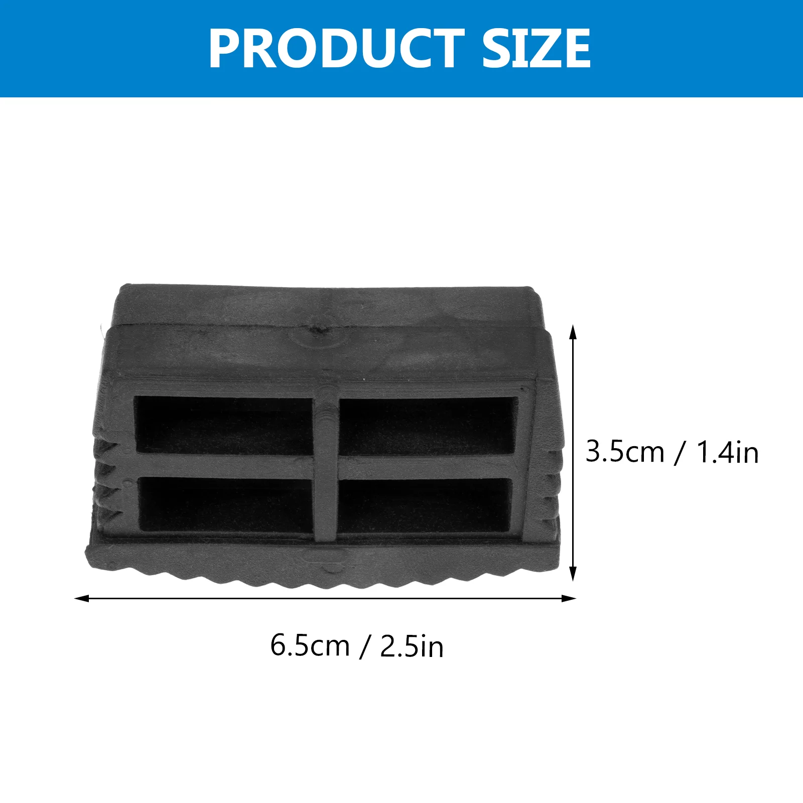 Bantalan pelindung Kaki Tangga anti selip, 4 buah Aksesori alas kaki pelindung kaki