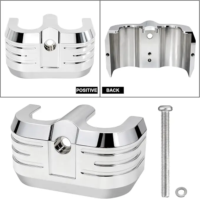 غطاء ملف الإشعال لـ Softail، Breakout، Street Bob، Fat Boy، Street Glide، Glide 2018-2025 Engine Milwaukee-8 (Chrome) #1