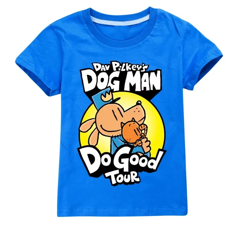 

New Halloween Cosplay Costume Kids T - Shirt Gifts Merch Lover Captain Underpants World Book Day Dogman Man Dog 2026★
