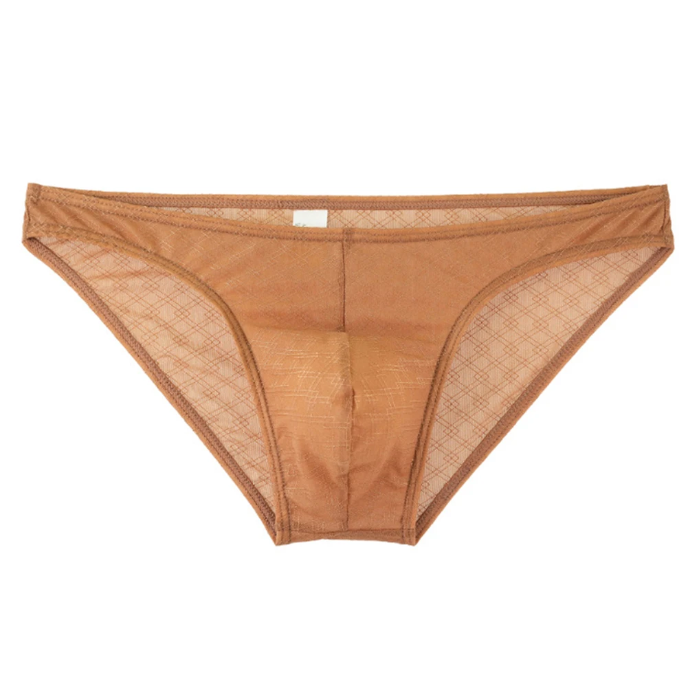 

Мужские трусы-стринги с низкой посадкой, японский стиль, прозрачные, дышащие, с сетчатым кармашком, унисекс