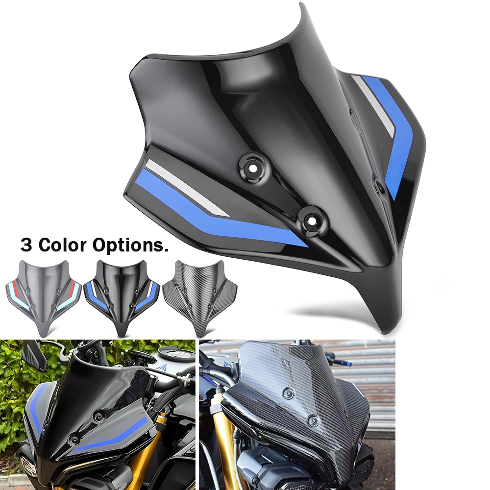 2022 2023 2024 MT 10 Windshield Windscreen for Yamaha MT10 MT-10 SP 2022-2024 Wind Deflector