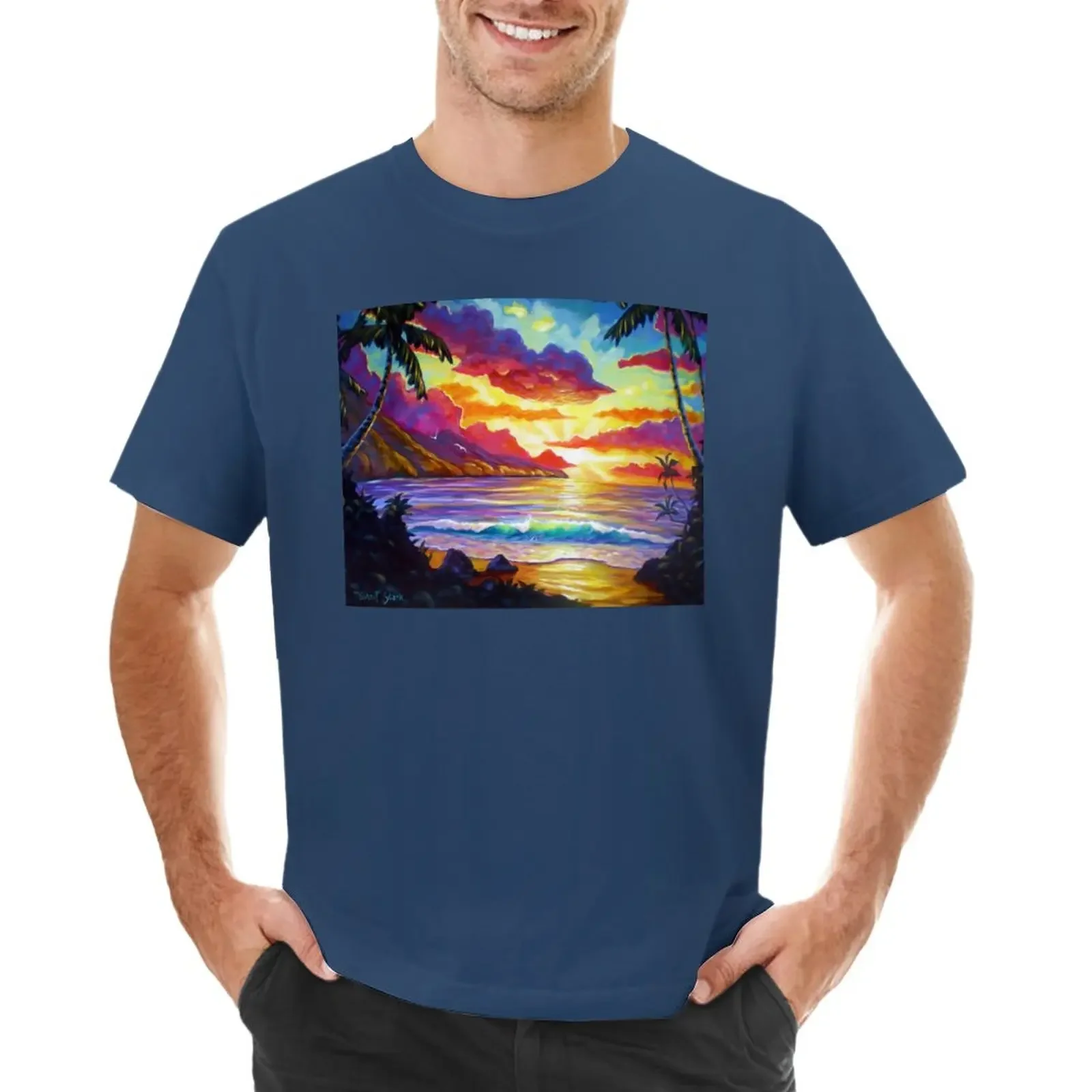 

South Maui Sunset T-Shirt for a boy vintage clothes new edition Short sleeve tee sweat shirts, men