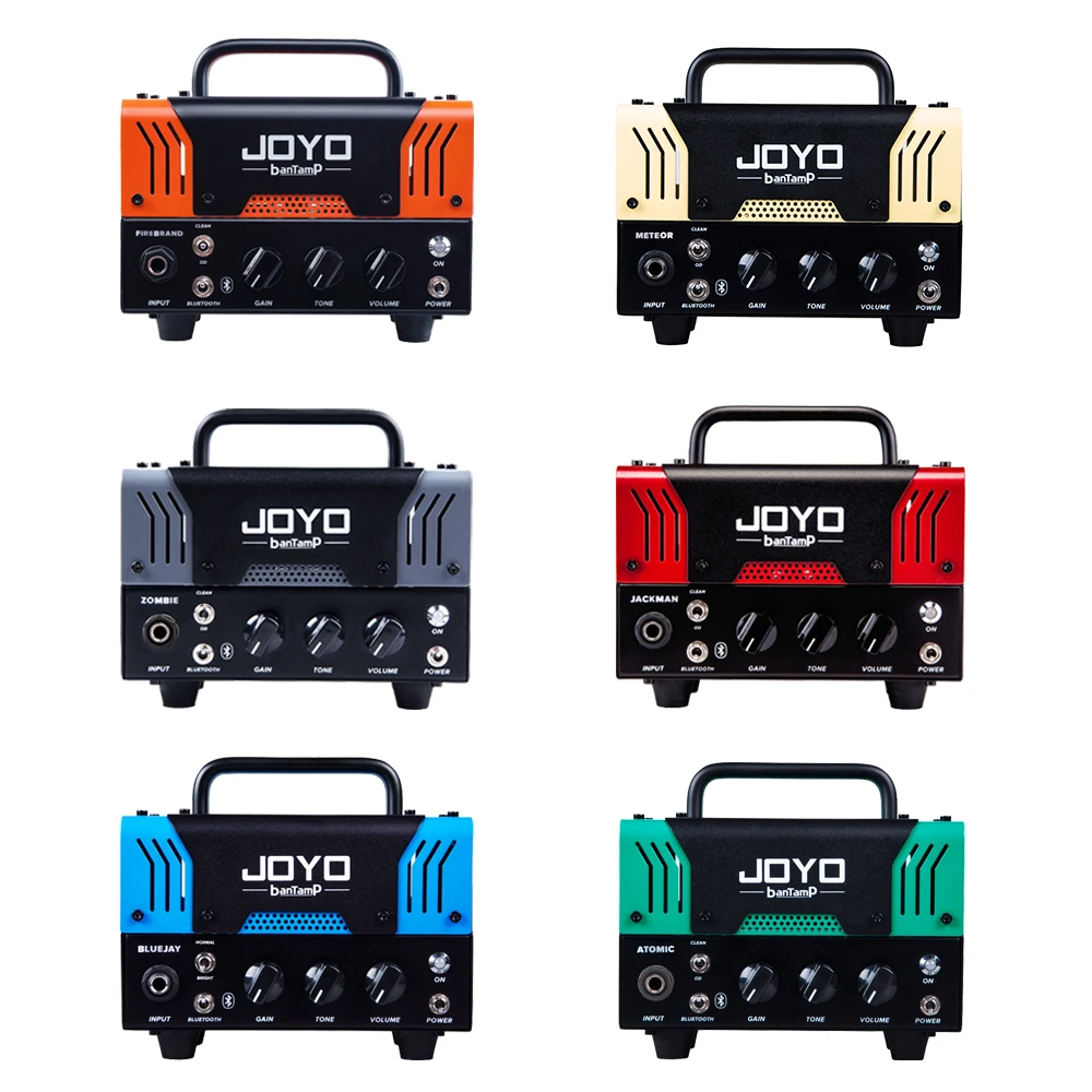 JOYO BanTamp Series Mini Amp Head 20W Hybrid Tube Clean/Overdrive 2 Channel Guitar Amplifier with Bluetooth