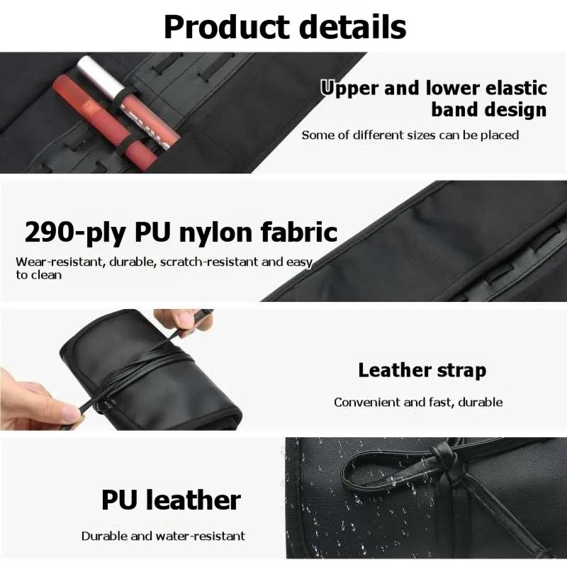 ABVS Lipstick Organizer Bag, 20 Slots Lipstick Bag, Portable Lip Gloss Holder, Travel Cosmetic Makeup Bag For Lip Product
