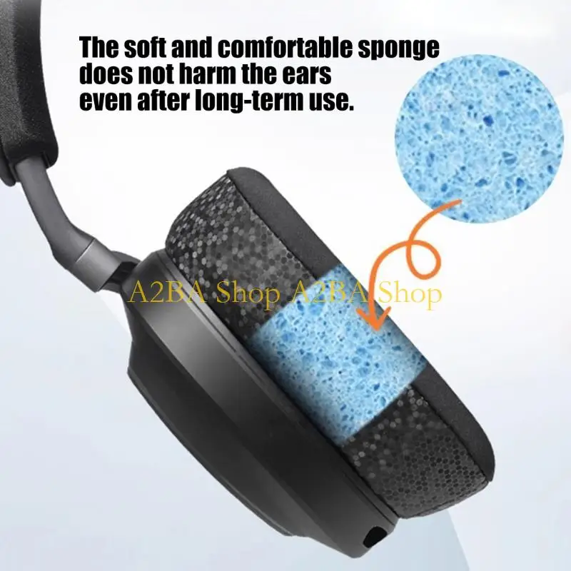

A2BA Breathable Ear Cushions for DeltaII Headphones Earmuff Earpads Replacement