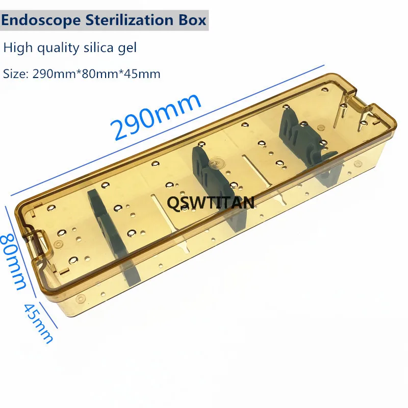 Pojemnik sterylizacyjny endoskopu taca do sterylizacji Silicagel autoklaw sterylizacja endoskopowa chirurgiczny instrument operacyjny