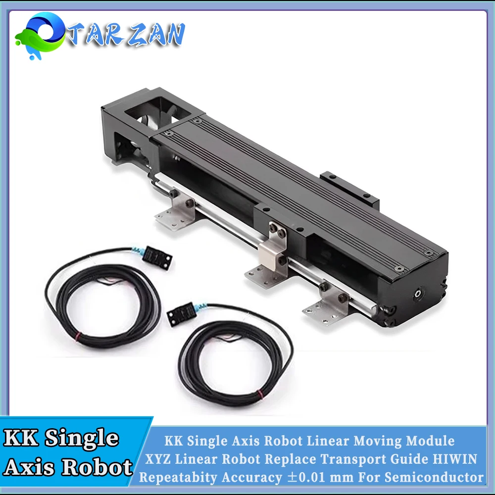 High Precision Module Sliding Table Repeatability ± 0.01mm Single Axis Robot Linear Rail Stage Replace Transport Gaide HlWlN