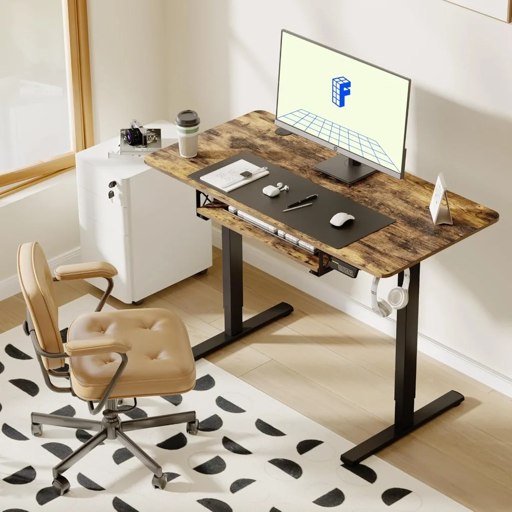 Standing Desk with Keyboard Tray, 48