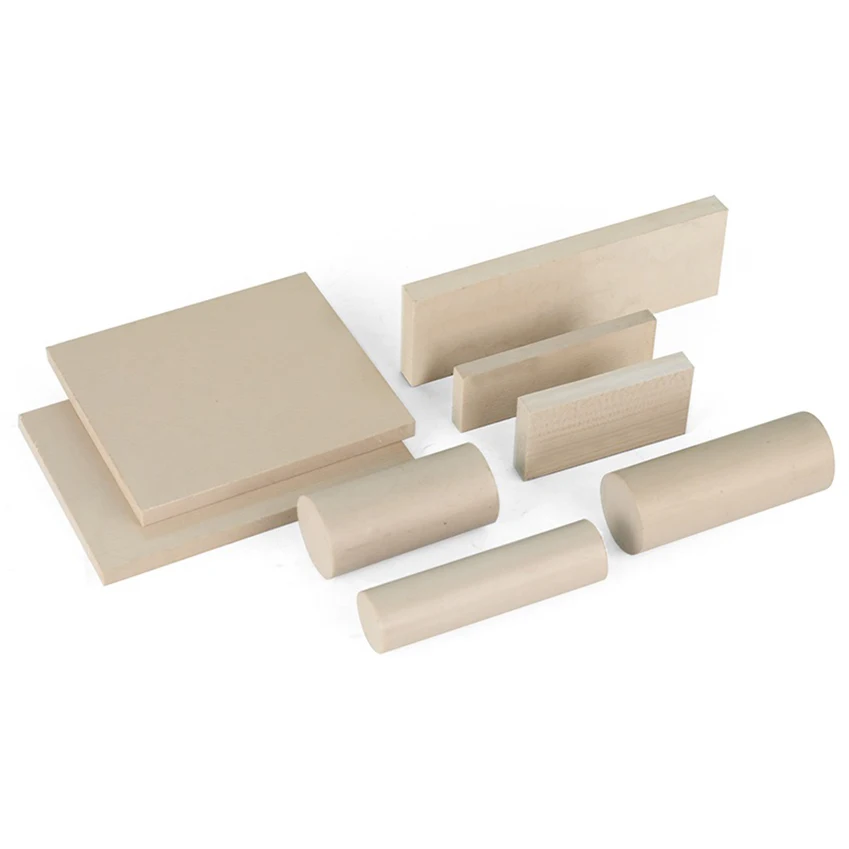 Length 100mm, 200mm, 300mm, 400mm, 500mm PEEK Round Rod, Polyether Etherk Etone CNC Round Rod Diameter 10-50mm