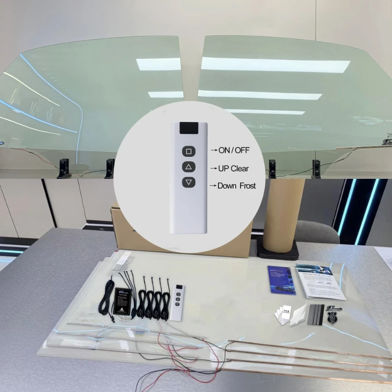 Smart Dimming Film Switchable Self-Adhesive PDLC Electric Smart Privacy Window Film 12V Synchronous Controller