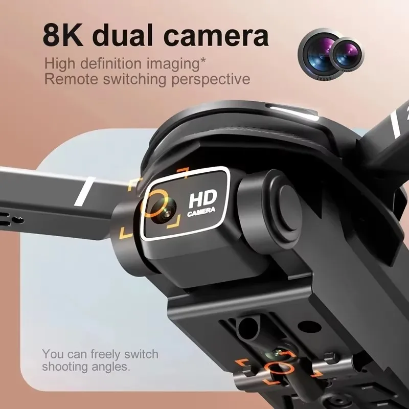 New V88 8K GPS Professional Obstacle Avoidance Remote Control AircraftHD Dual Camera Folding Quadcopter Toy UAV  For Android IOS