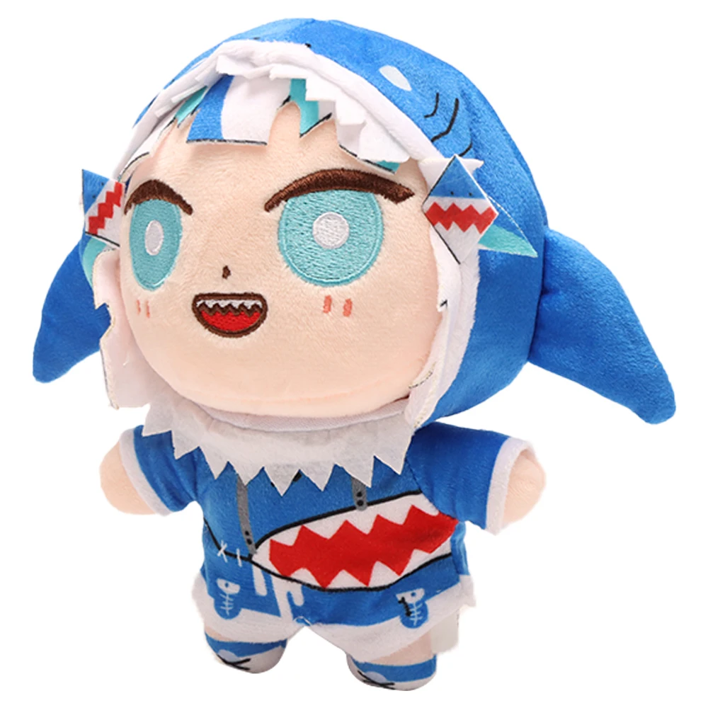 Kawaii Gawr Gura Plush Hololive Friends с U-образными плюшевыми игрушками, милые периферийные фигурки, куклы, фанаты, подарки на день рождения, детские игрушки, декор комнаты