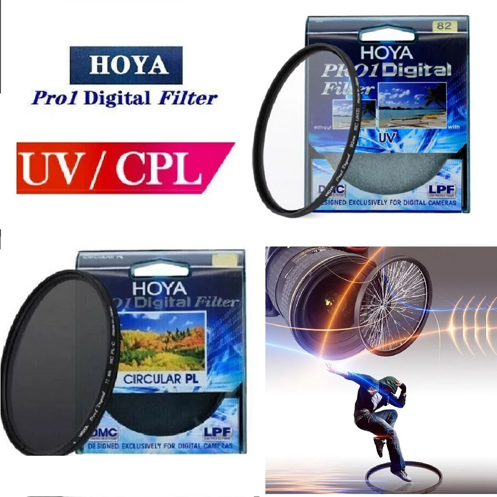 HOYA UV / CPL Pro1 Digital 37_43_46_49_52_55_58_62_67_72_77_82mm CIRCULAR Polarizer Protective Lens Camera Filter for SLR Camera