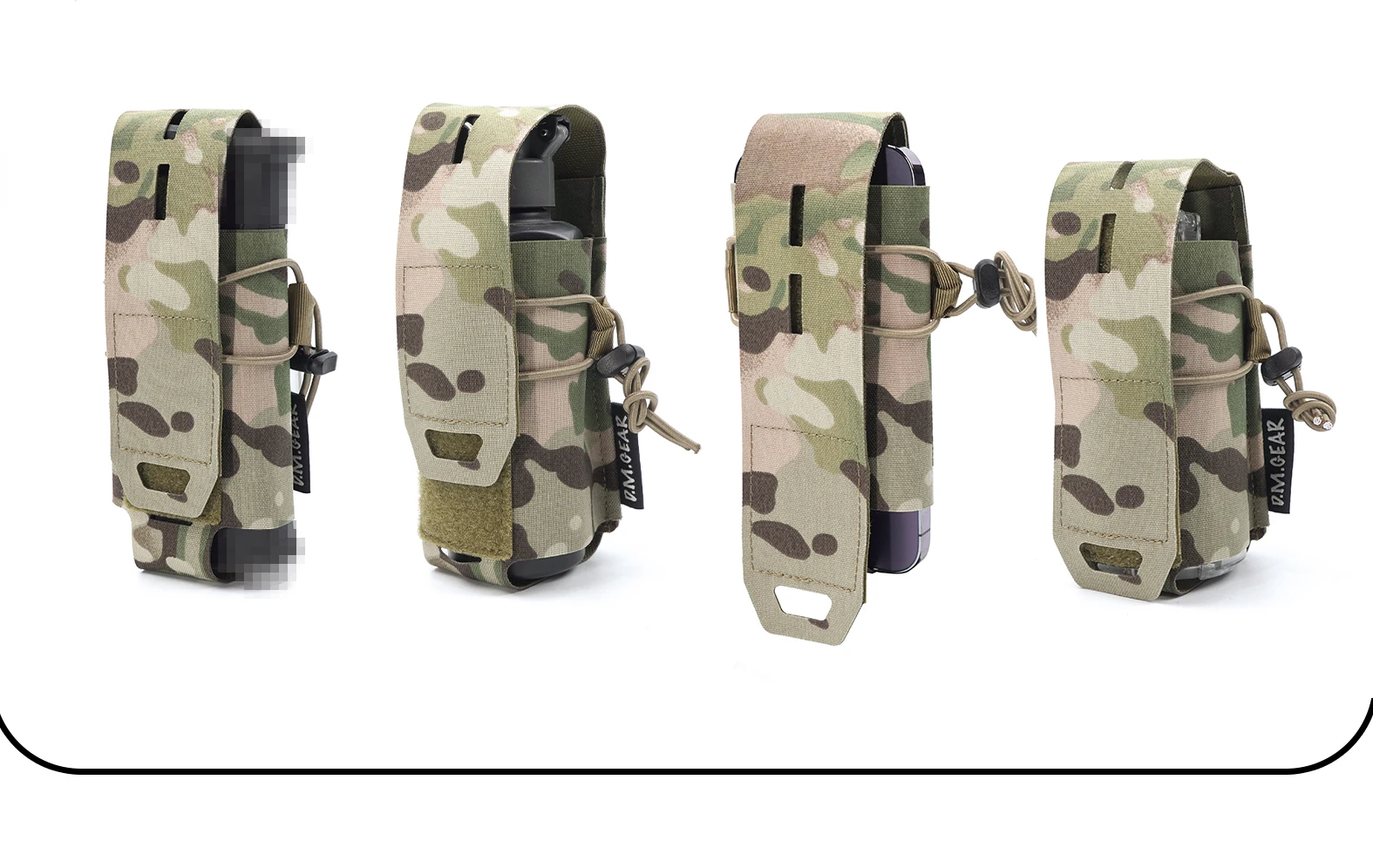 Pochette Latérale Tactique Pour Chargeur Airsoft 5.56-* CAMOUFLAGE TAN Item 12759249