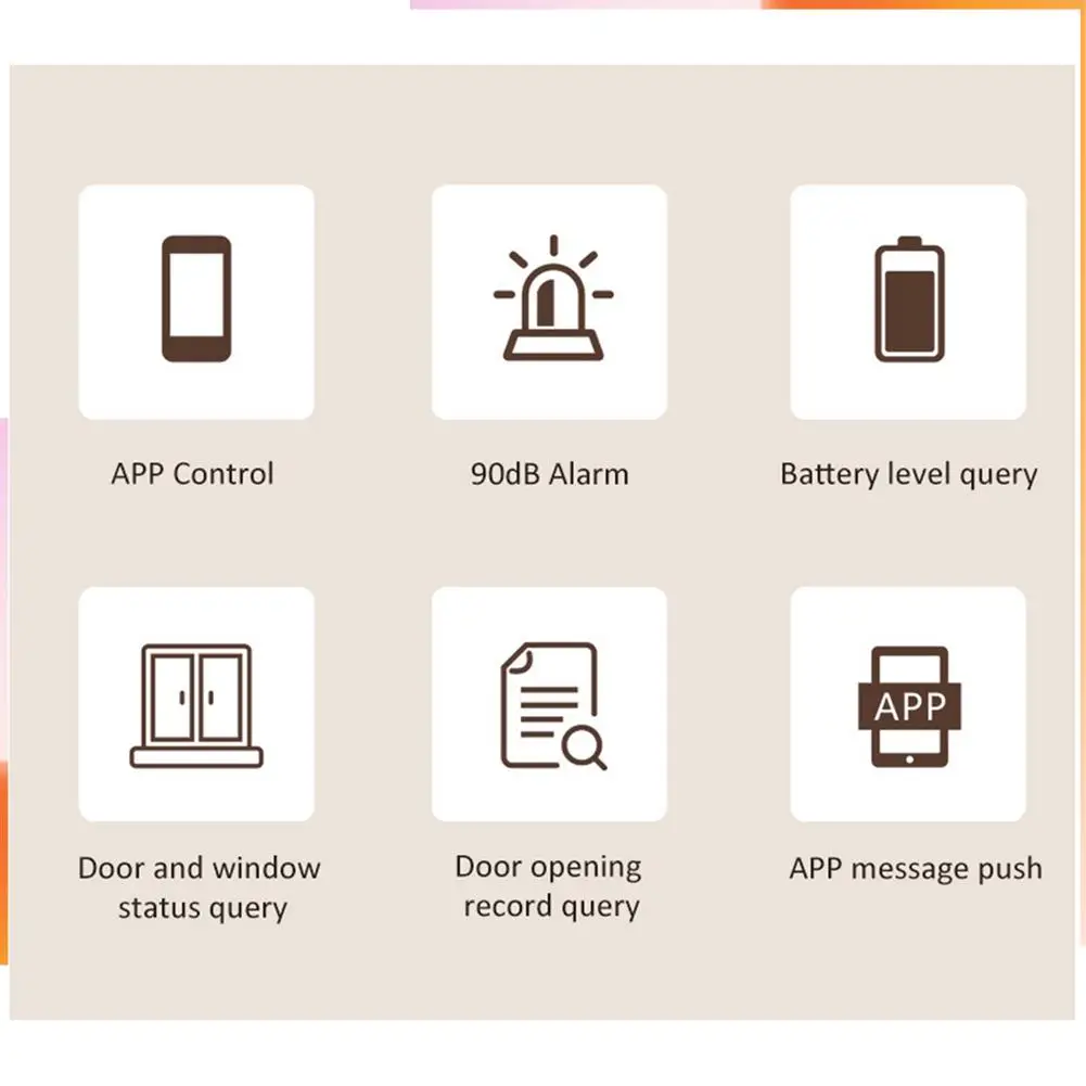 

A92Z Tuya Wi-Fi умный дверной магнитный датчик управление через приложение USB беспроводной датчик двери и окна дверной магнитный детектор сигнализации