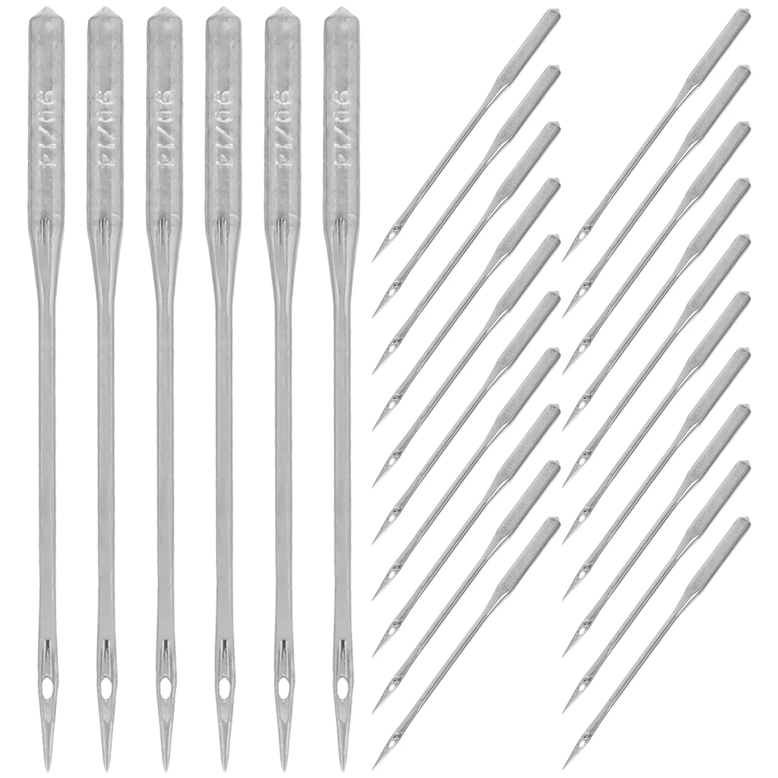 

50pcs Sewing Machine Needles 90/14 Heavy Duty For Denim Canvas Quilting Embroidery Regular Point Needles Thick Fabric