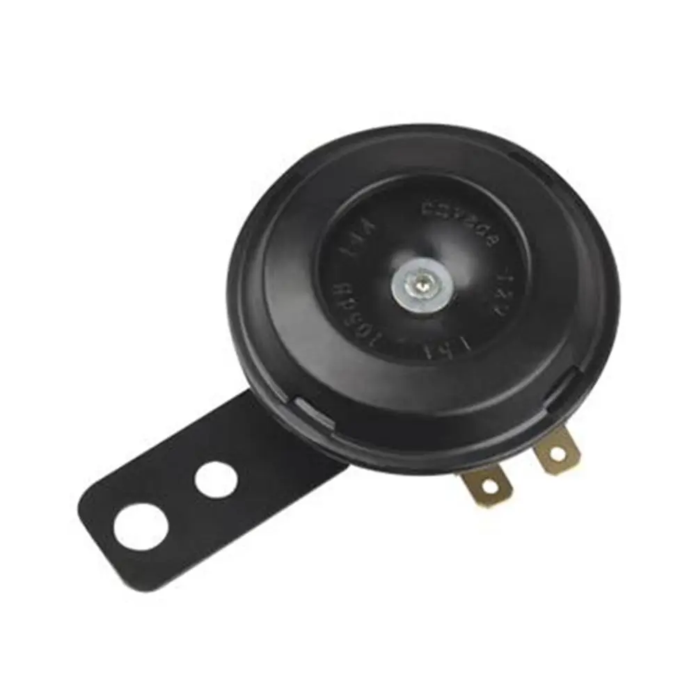 

Metal Black Noisy 12V Warn Claxon Horn Trumpet Automobile Part Car Accessory