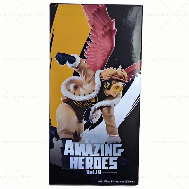 In Stock Bandai Banpresto Anime My Hero Academia Hawks The Amazing Heroes Vol.19 Action Figure Model Doll Toy Gift DT