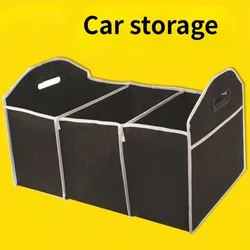 1Pc Multi-Functional Car Trunk Organizer - Foldable, Non-Woven Storage Box For Vehicle