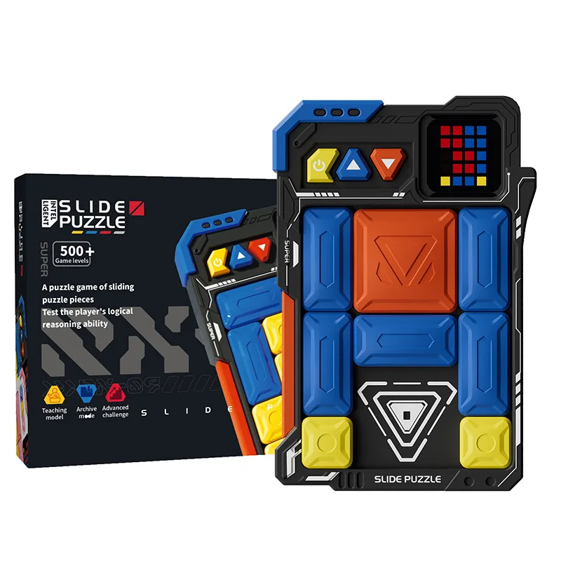 

Super Jigsaw Puzzle Machine Magnet Slide Game 500+ Challenges Brain Teaser Puzzle For Kids Interactive Fidget Toys Gift