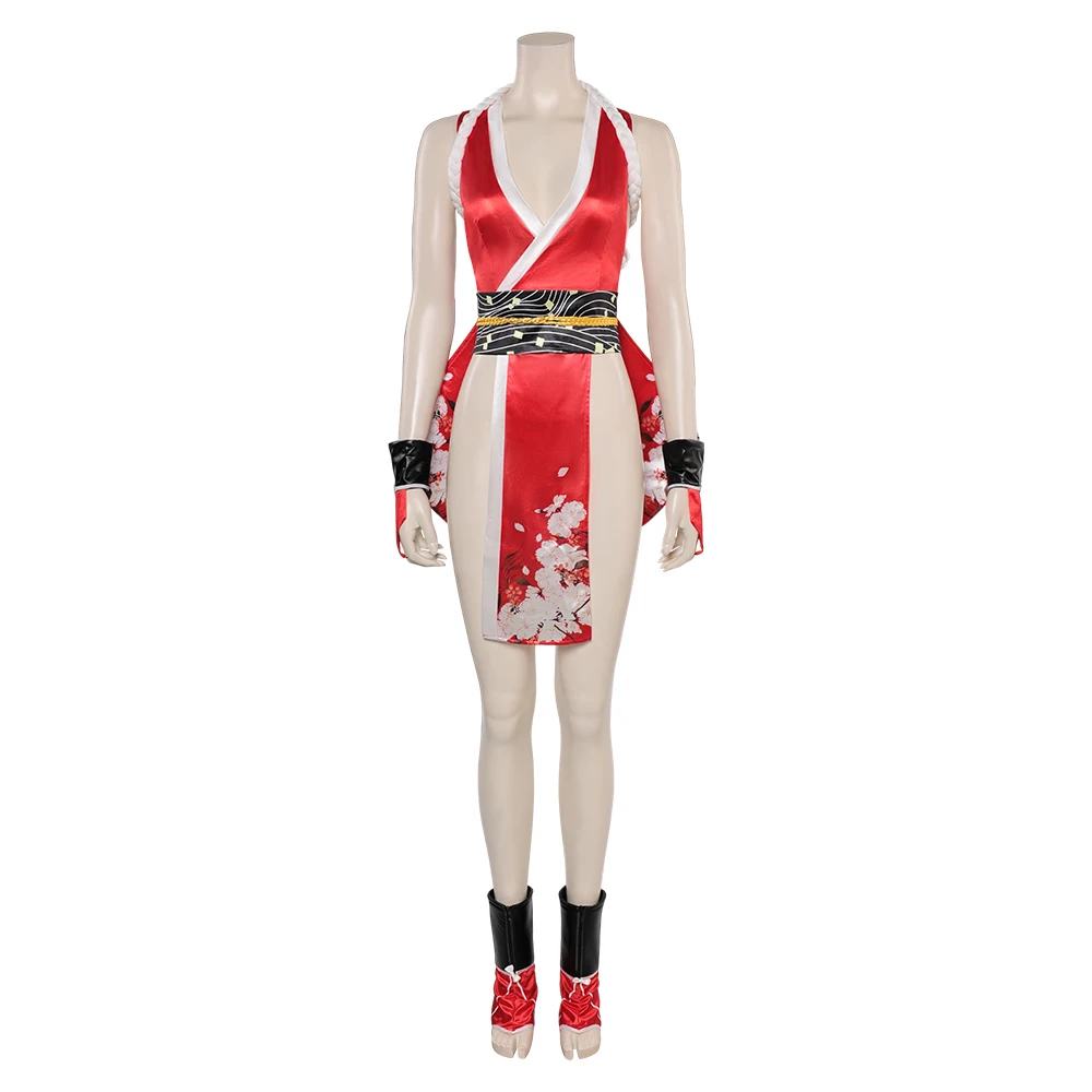 Nitara Mai Shiranui Bikini Cosplay Mortal Kombat Costume Jumpsuit Outfits For Adult Women Girls Game Halloween Carnival Suit