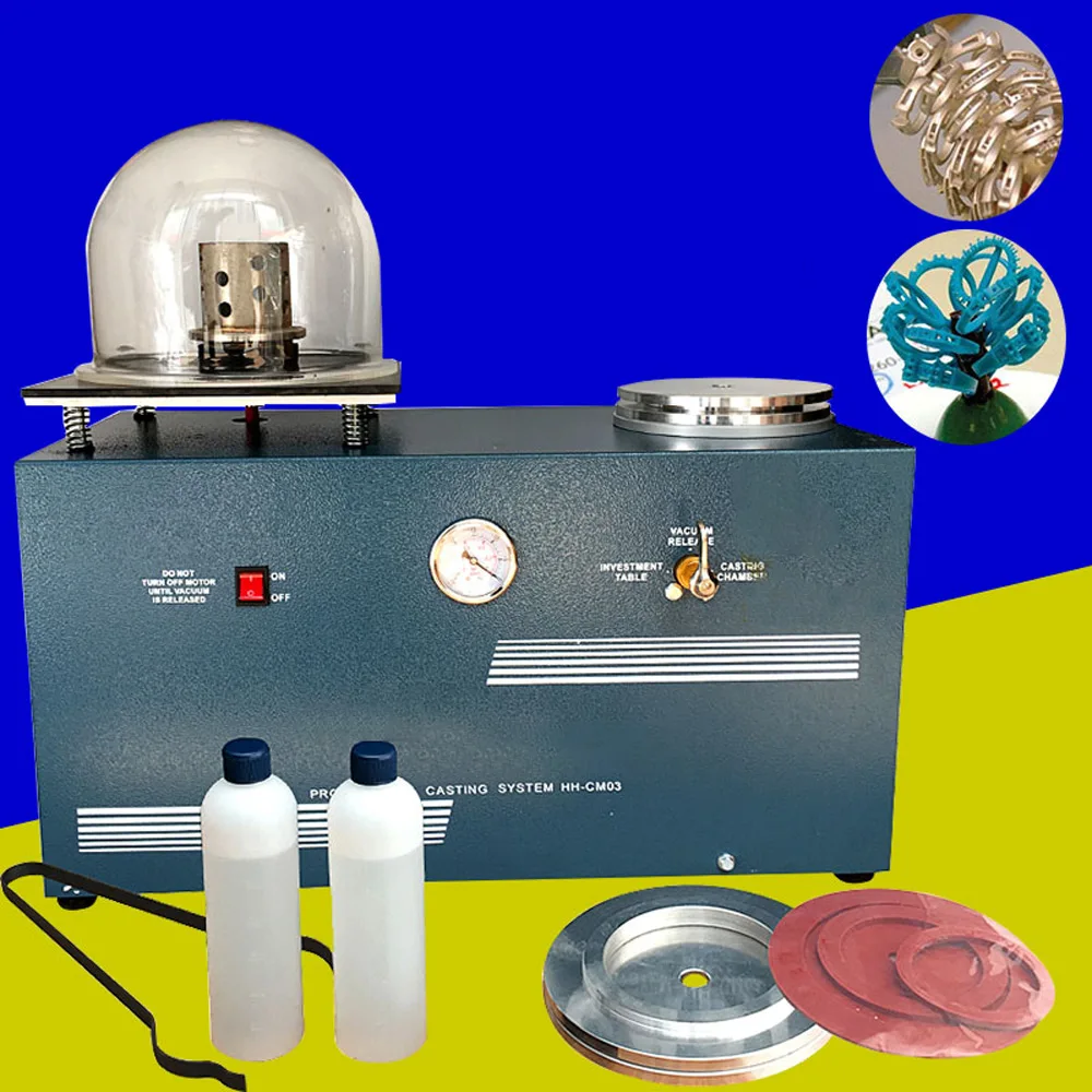 2L 4L Plaster vacuum machine Siamese casting machine Jewelry Centrifugal Suction machine mould casting