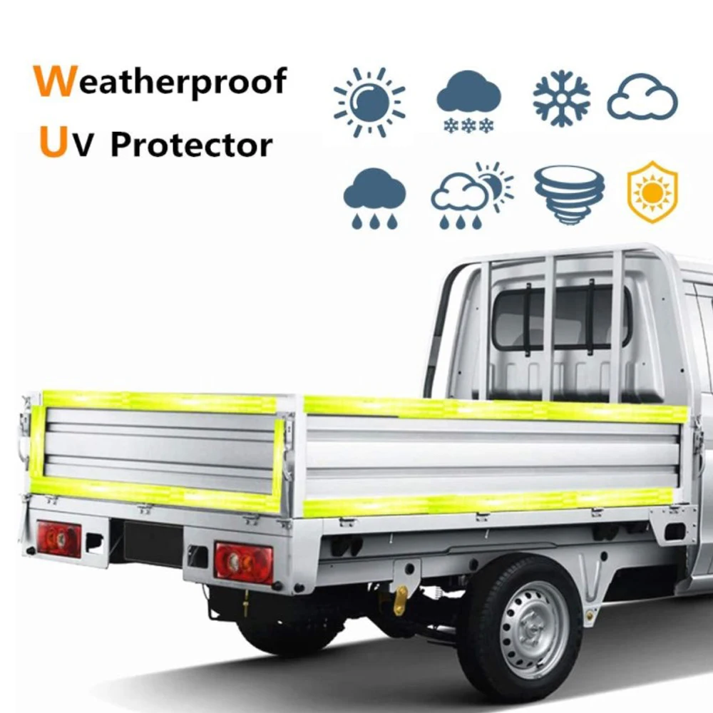 10cmx25m/Roll Waterproof Warning Tape Reflector Protective Sticker Reflective Film For Truck Safety Mark