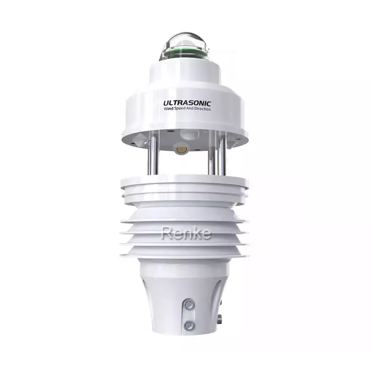 DIY 風速 & 方向気圧 CO2 PM2.5 PM10 騒音温度 & 湿度オールインワン超音波気象ステーション