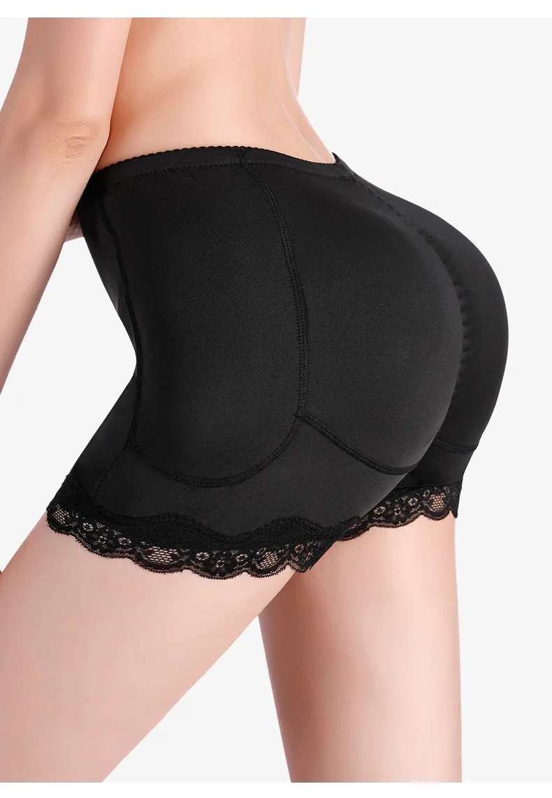 6XL Women Fake Butt Pad Panties Sexy Body Shapers Ladies Butt Lifter Modeling Seamless Sponge Pad Underwear Tummy Control Briefs