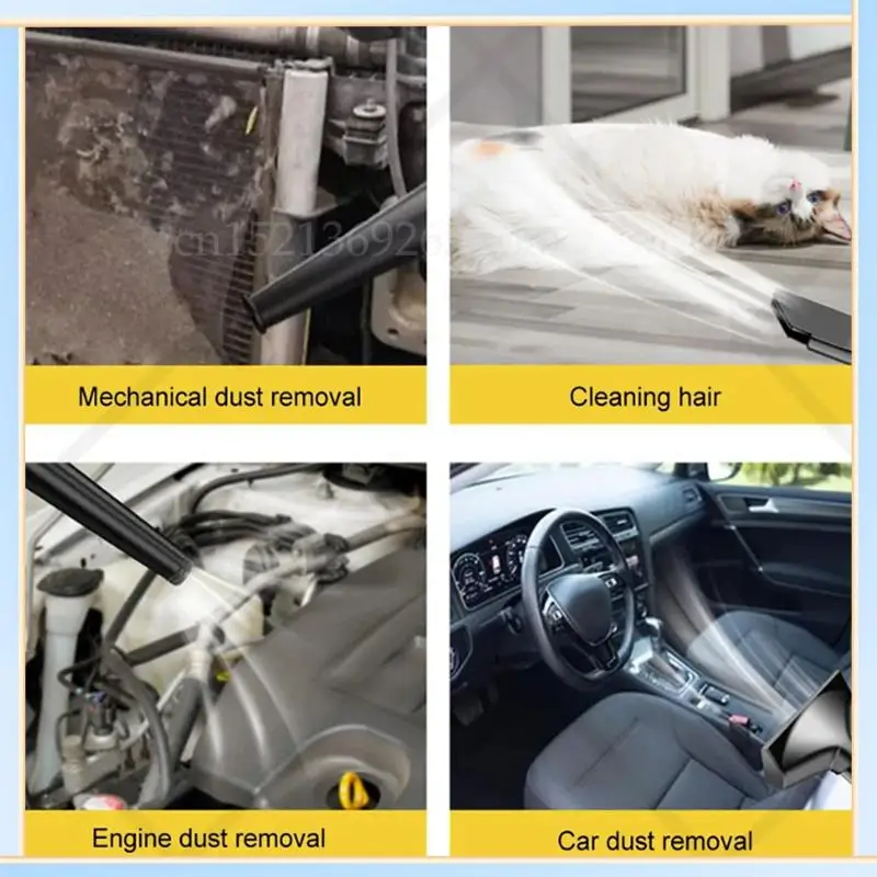 -SPOR Suitable For  18V 20V Battery Lithium Hair Dryer Wireless Computer Vacuum Cleaner Dust Collector Blower Easy Install