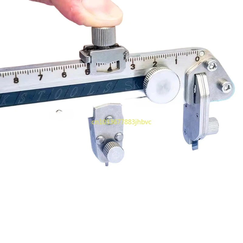 Integrated Ceiling Aluminum Pinch Plate Round Hole Opener Honeycomb Gypsum Board Portable Manual Hole Positioning Compass Knife