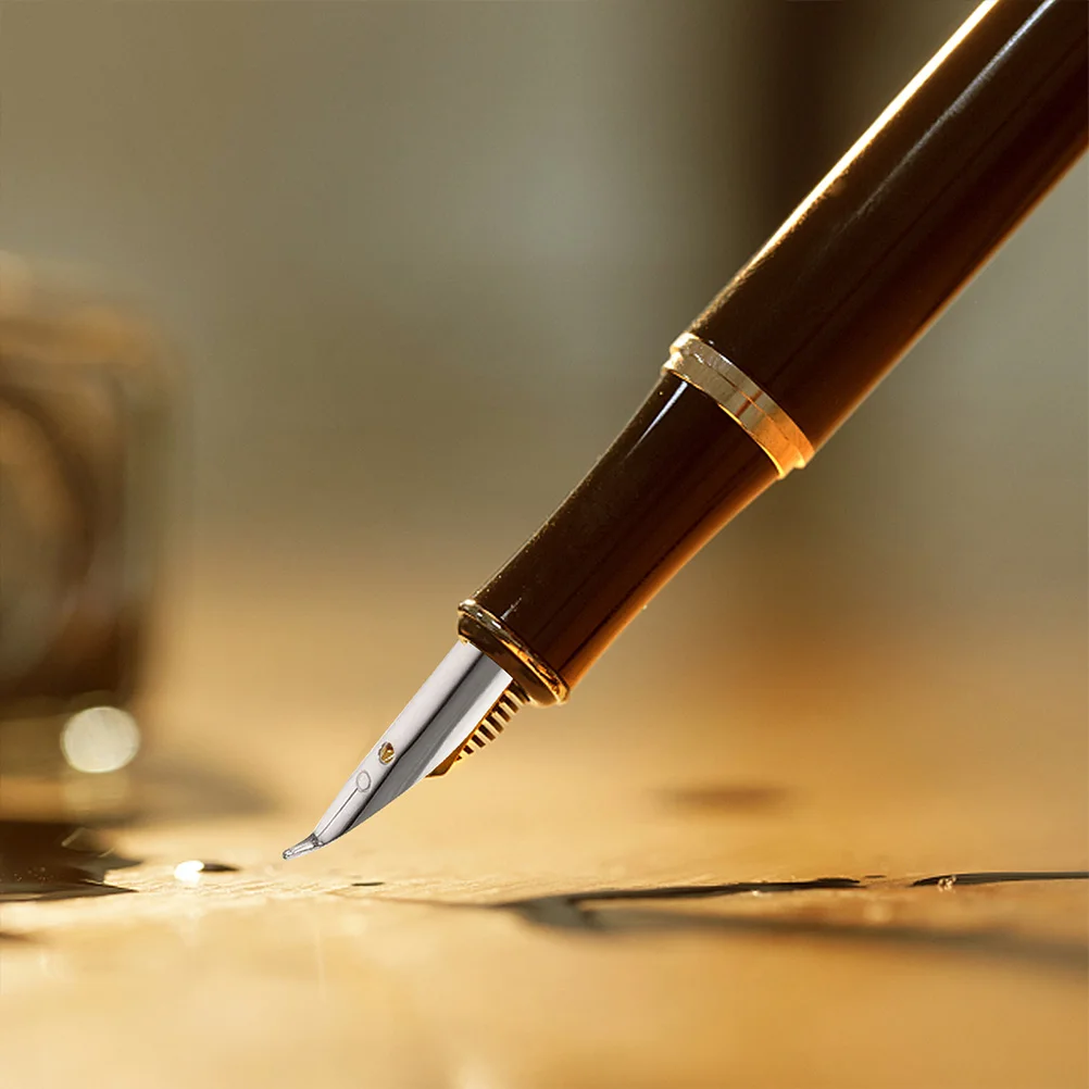 

15pcs Ir Gold Nib Set Fountain Pen Replacement Nibs Smooth Fine Tip For Calligraphy Signature Practice Students Stationery