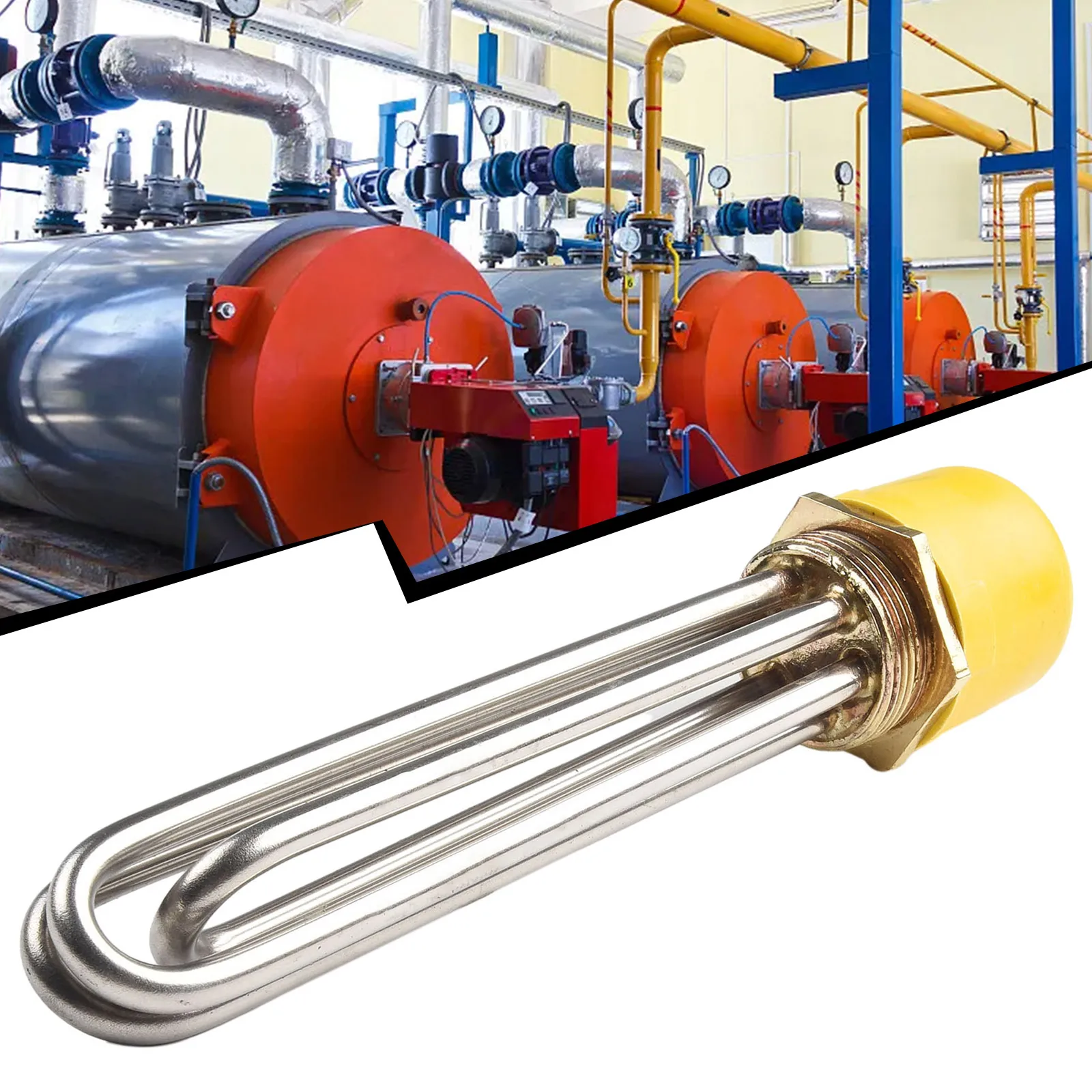 

Reliable Thread Solar Heater, DN40, 312KW, Immersion Tubular Water Heating Element, Clean Welding, Solar Energy