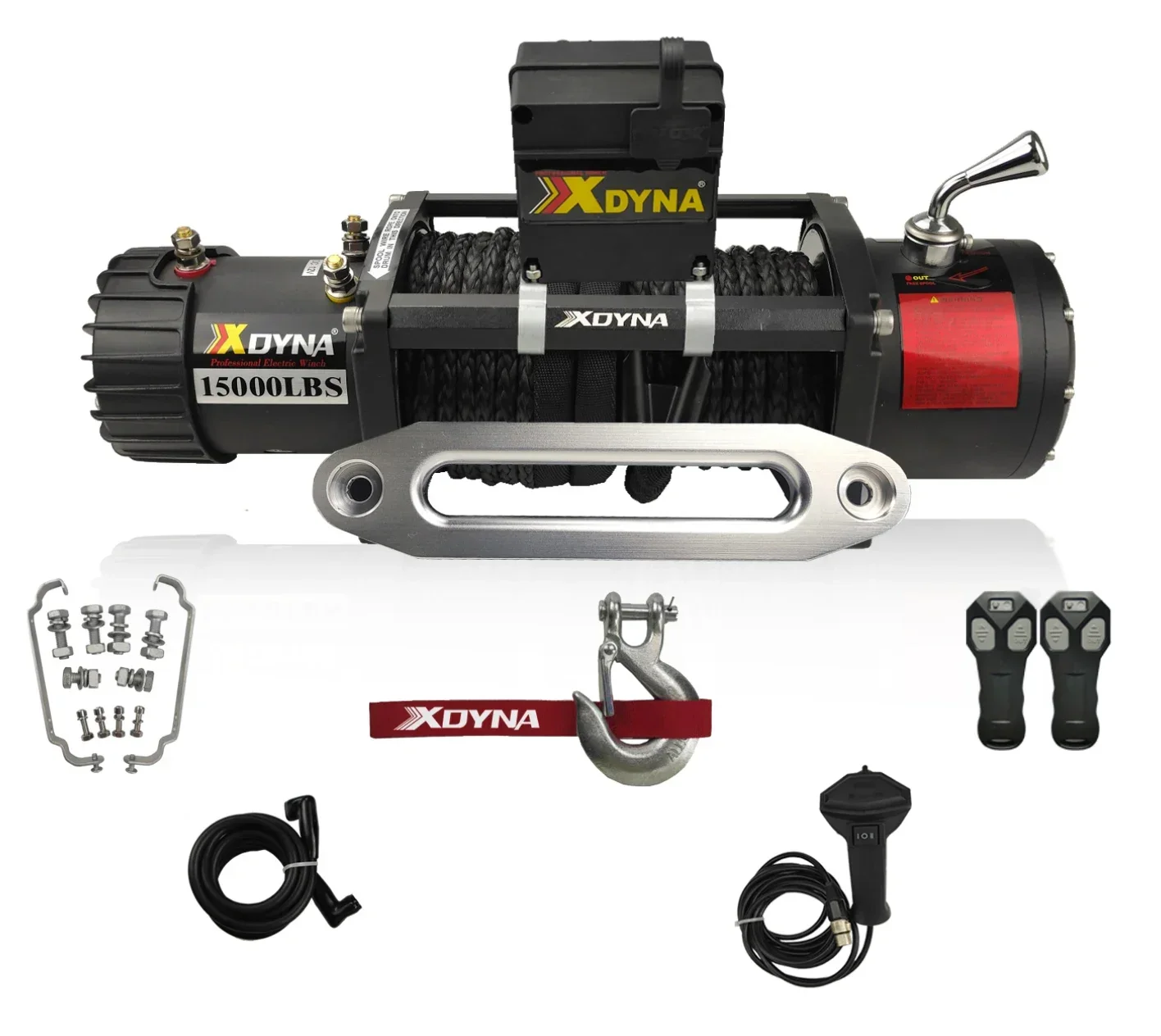 

Xdyna 15000lb Electric Winch Offroad 4x4 Car Electric Winch For Towing Recovery 12v/24V