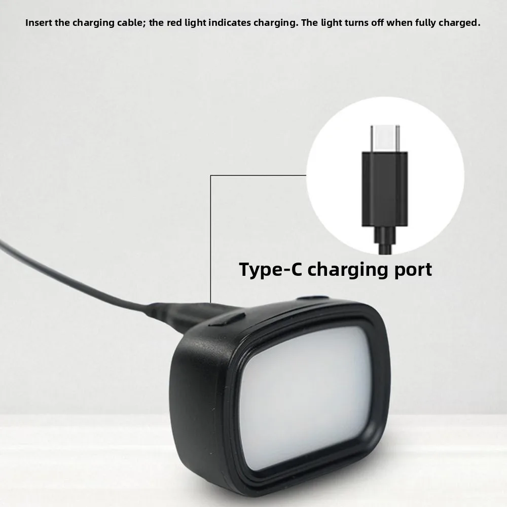 Luce di riempimento a LED magnetica portatile a sgancio rapido Luce di bellezza leggera ricaricabile Luce video con attenuazione a 3 livelli per DJI Pocket3