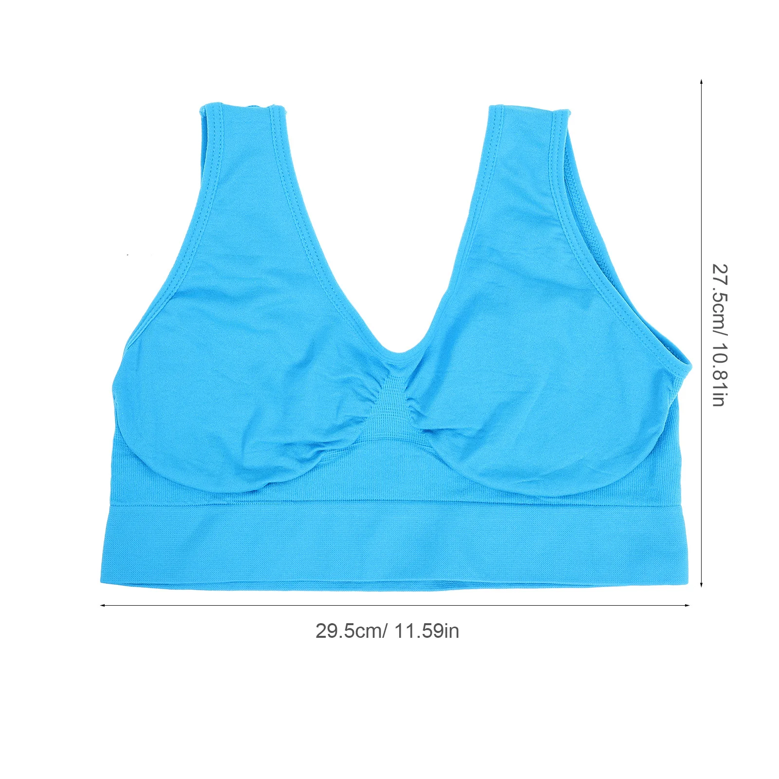 6 قطعة سترة رياضية Wirefree تصميم سلس لا الكتف الظهر الانزعاج أحجام مختلفة تنفس ماصة للعرق مرونة عالية