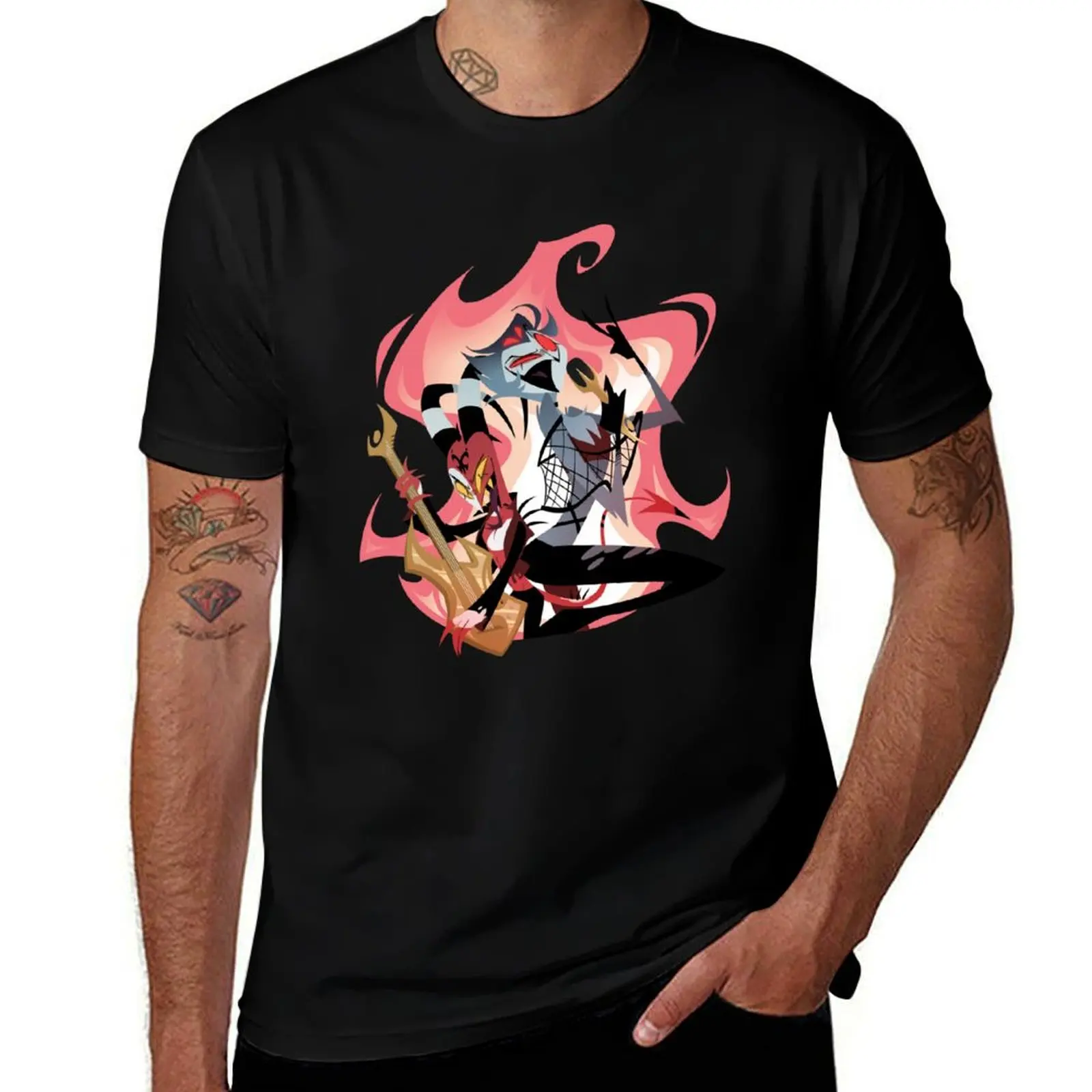 Helluva Boss - Stolitz rock T-Shirt Casual Soft Cotton Short Sleeve Tee T-Shirt