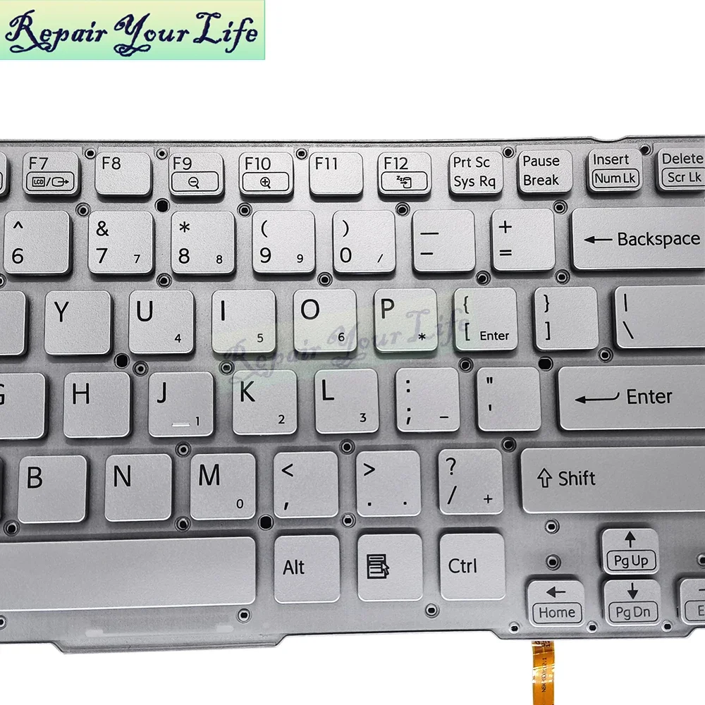 US AR Arabic Backlit Keyboard for Sony VAIO VPC SA VPC-SB VPC-SC VPC-SD Series PCG-41214M PCG-41213M PCG-41218L PCG-61711W New