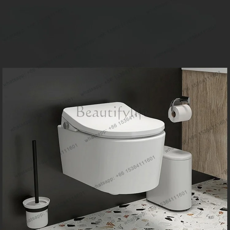 Intelligent wall-mounted toilet, wall-mounted hidden water tank, wall row embedded, wall-mounted suspension, hanging toilet