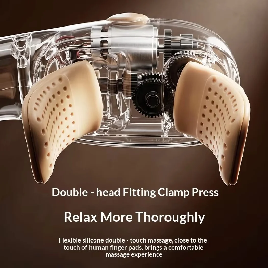 Long‑Handle Handheld Shoulder Neck Massager Simulated Kneading for Trapezius Muscle