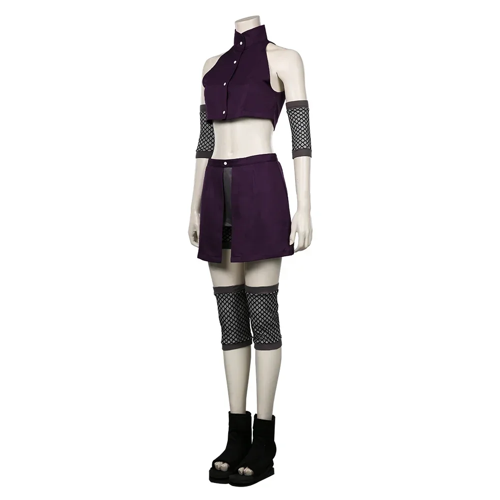 Costume de Cosplay aka Ino avec Jupe Trempée pour Femme, Tenues d'Halloween et de Carnaval