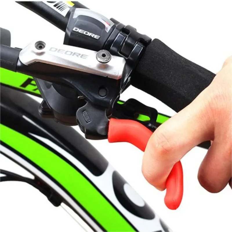 1 para osłona ochronna klamki hamulca rowerowego Mountain Dead Flying Highway składana osłona klamki hamulca pokrywa ochronna pokrywa silikonowa