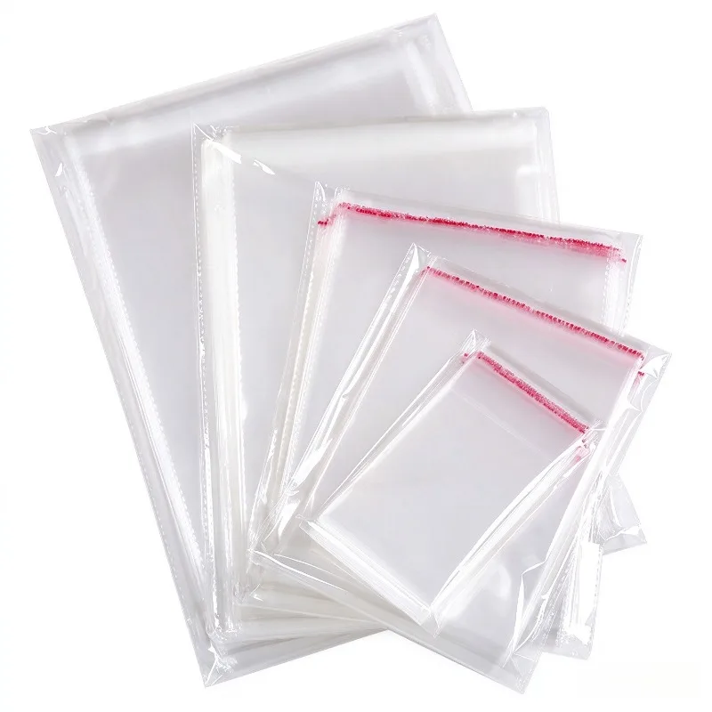 100 Stück transparente, selbstklebende OPP-Beutel, wiederverschließbare, durchsichtige Cellophan-Verpackungsbeutel für Schmuck, Accessoires, Süßigkeiten, Kekse und Geschenke. – Detail 1