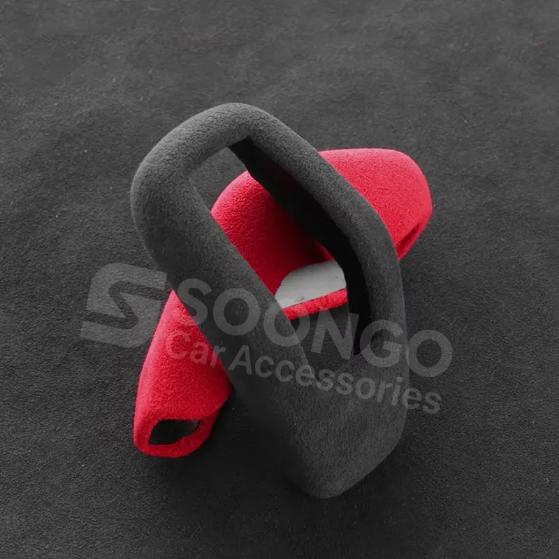 Italian Suede Car Gear Stick Shift Knob Cover Panel Pad for Land Rover Range Rover Sport Evoque 2020-2023 Interior Accessories - view 5