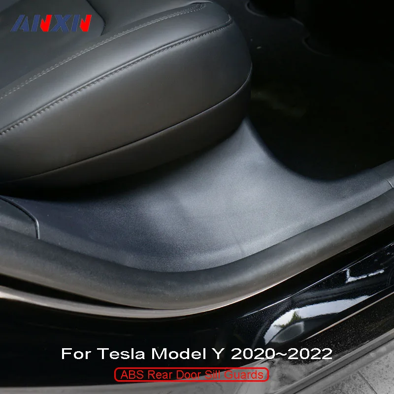 

2 шт., защитная крышка для заднего порога Tesla Model Y 2020 ~ 2021