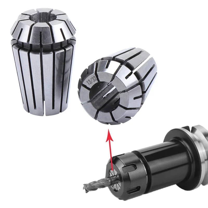 1Set ER20 Spring Collet Set Silver High Precision For CNC Machining Center Engraving Lathe Tool Holder