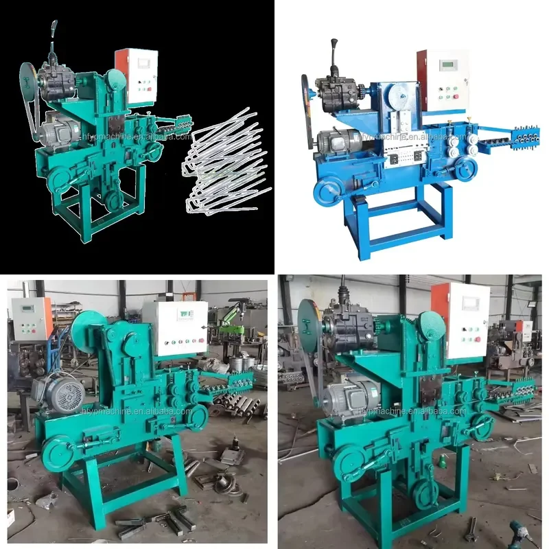Automatic Wire Hook Tough U Pin Maker Metal Wire Bending Rebar Cold Drawn Wire Forming Bender for Industrial Use